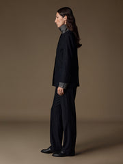 Catroux merino-silk blazer