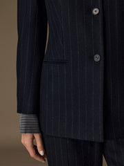 Catroux merino-silk blazer