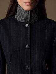 Catroux merino-silk blazer