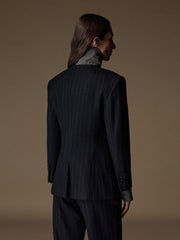 Catroux merino-silk blazer