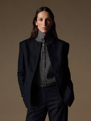 Catroux merino-silk blazer