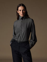Moss silk shirt