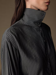 Moss silk shirt