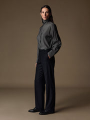 Moss silk shirt