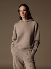 Reverie wool-cashmere hoodie