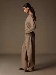 Jodie wool long-sleeve top