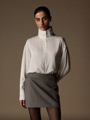 Moss silk shirt