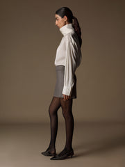 Moss silk shirt