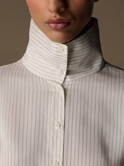 Moss silk shirt