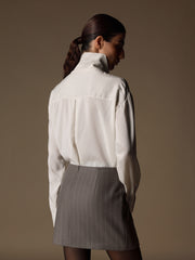 Moss silk shirt