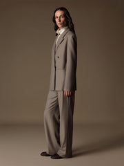 Jermyn wool-silk trousers