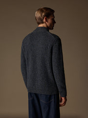 Oat wool-cotton cardigan