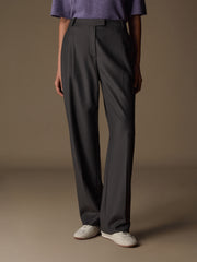 Jermyn wool-silk trousers