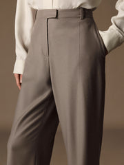 Jermyn wool-silk trousers