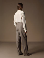 Jermyn wool-silk trousers
