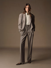 Jermyn wool-silk trousers