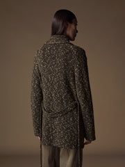 Valais wool-cotton cardigan