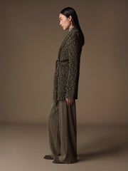 Valais wool-cotton cardigan