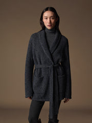 Valais wool-cotton cardigan