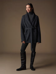 Valais wool-cotton cardigan