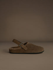 Shearling mules