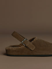 Shearling mules
